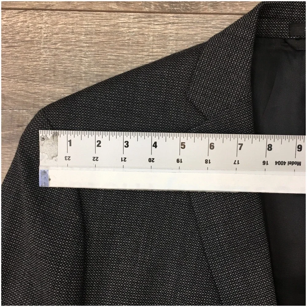 CALVIN KLEIN Mens Blazer Sport Coat Casual Jacket Size 44L‎ Two Button Wool Suit